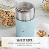 image:imageMarthaStewart ElectricCoffee amp Spice GrinderDual 25oz RemovableBowls StorageLidsStainless Steel BladesOne Touch Pulse Control2in1CompactBeans amp Spices Herbsamp Nuts Linen CreamSky Blue